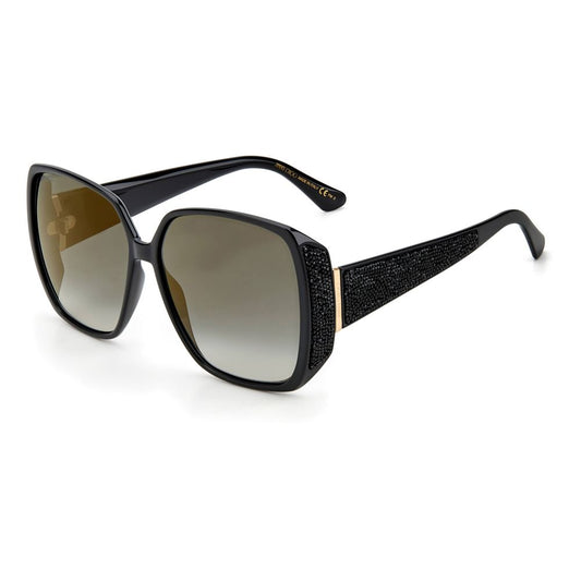 Jimmy Choo Schwarze Sonnenbrille aus Kunststoff