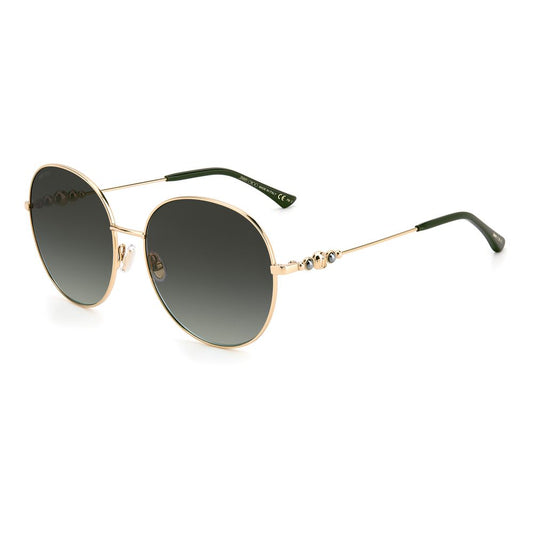 Jimmy Choo – Grüne Sonnenbrille aus Edelstahl