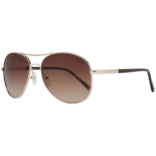 Guess – Sonnenbrille aus goldenem Metall