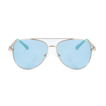 Guess – Sonnenbrille aus goldenem Metall