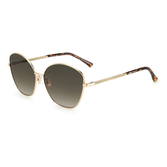 Jimmy Choo Sonnenbrille aus goldenem Metall