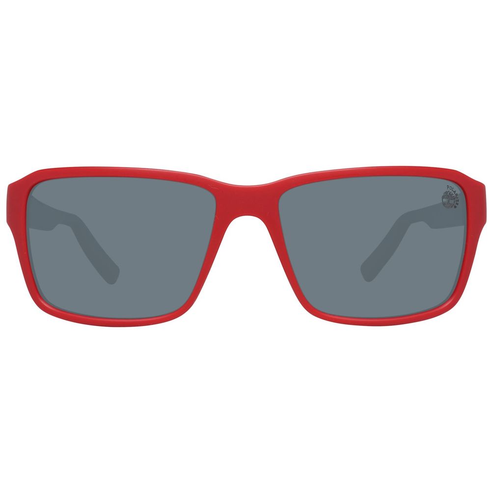 Timberland Sonnenbrille aus rotem Kunststoff