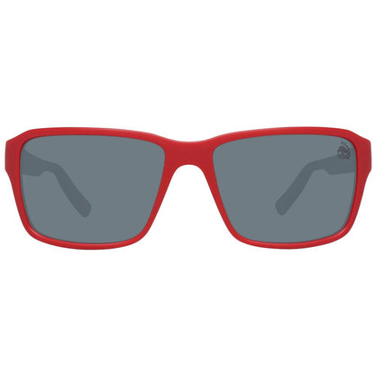 Timberland Sonnenbrille aus rotem Kunststoff