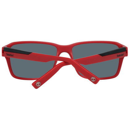 Timberland Sonnenbrille aus rotem Kunststoff