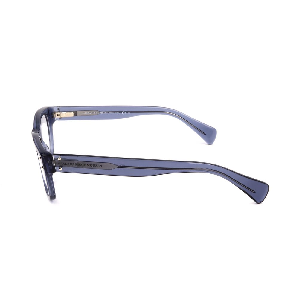 Alexander McQueen Blaue Acetatrahmen
