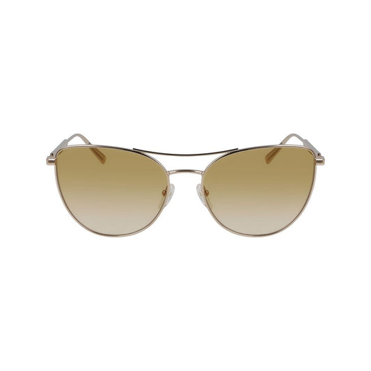 Longchamp Sonnenbrille aus gelbem Metall