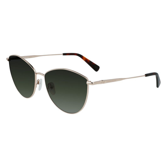 Longchamp Sonnenbrille aus goldenem Metall