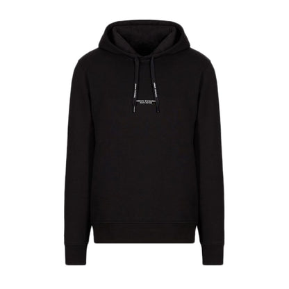 Armani Exchange Black Cotton Hoody
