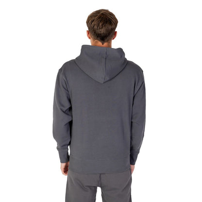 Hugo Boss – Grauer Kapuzenpullover aus Baumwolle