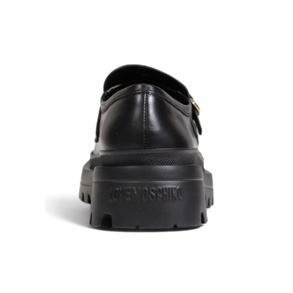 Love Moschino Schwarze Polyethylen-Plattform