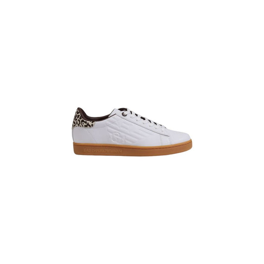 EA7 Emporio Armani Beige Ledersneaker