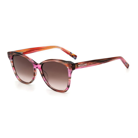 Lunettes de soleil Missoni en acétate multicolore