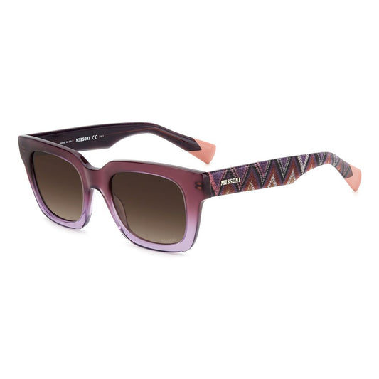 Lunettes de soleil Missoni en acétate violet