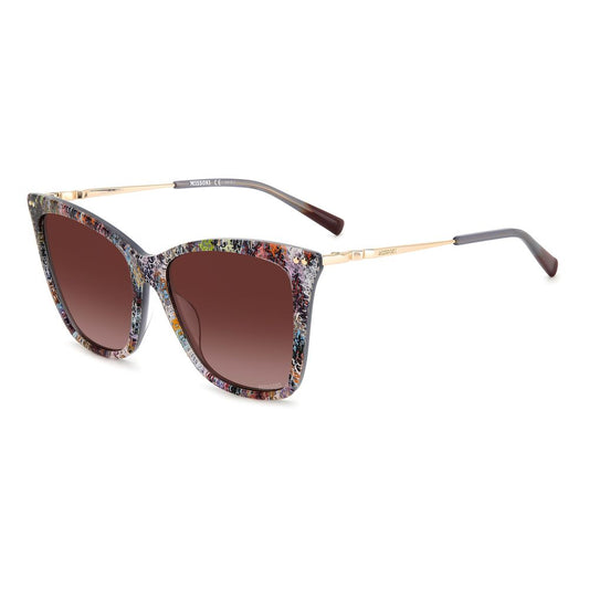 Lunettes de soleil Missoni en acétate multicolore