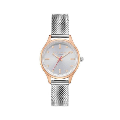 Ted Baker – Silberne Edelstahluhr