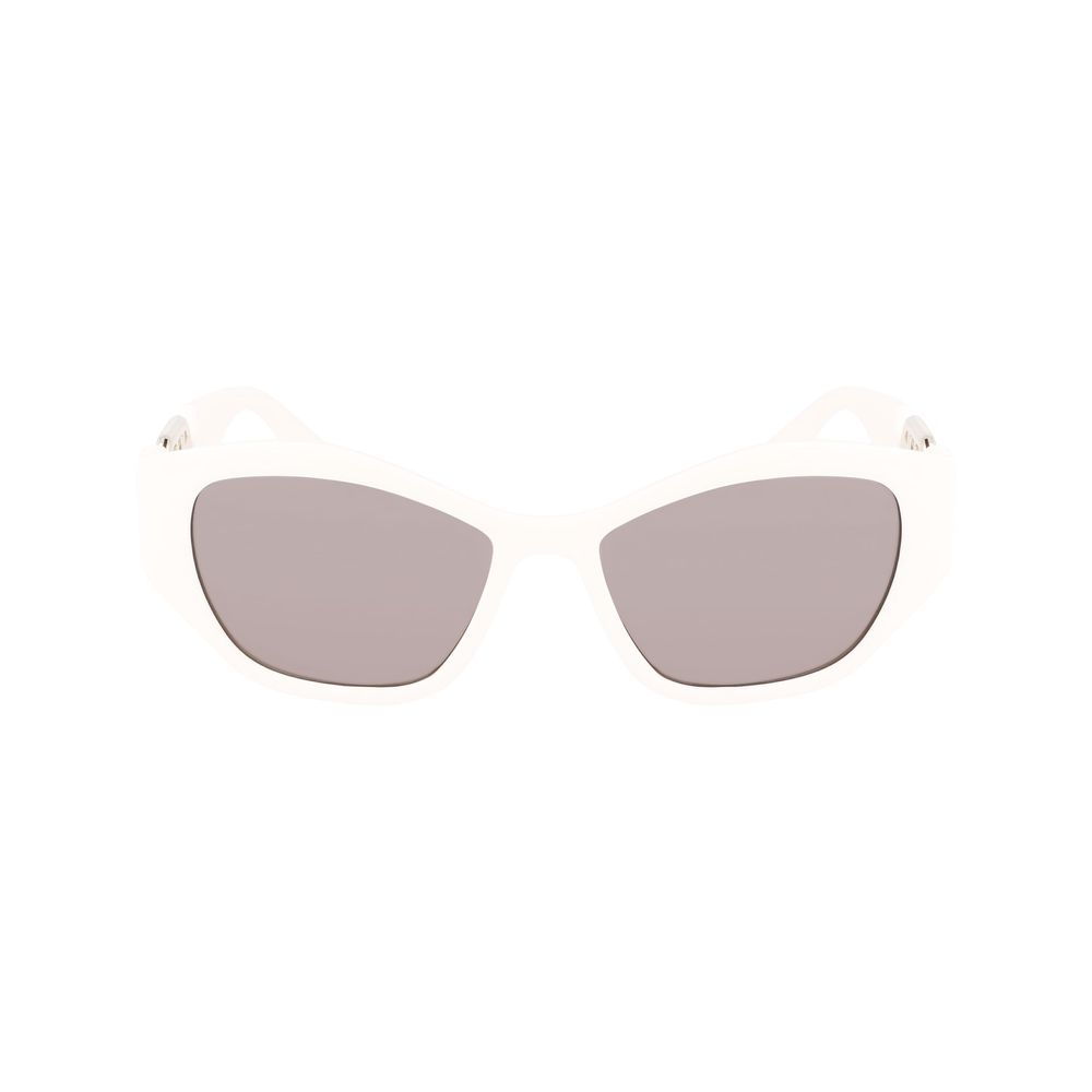Lunettes de soleil blanches injectées Karl Lagerfeld