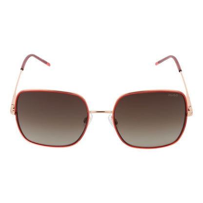 Lunettes de soleil rouges Hugo Boss pour femmes