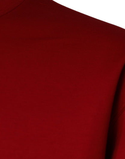Sweat-shirt en coton marron Dolce &amp; Gabbana avec logo DG