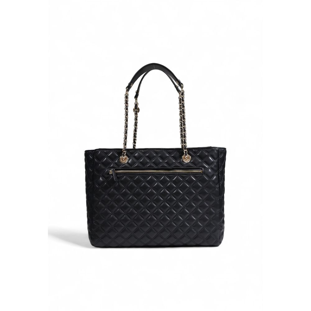 Guess – Schwarze Handtasche aus Polyethylen