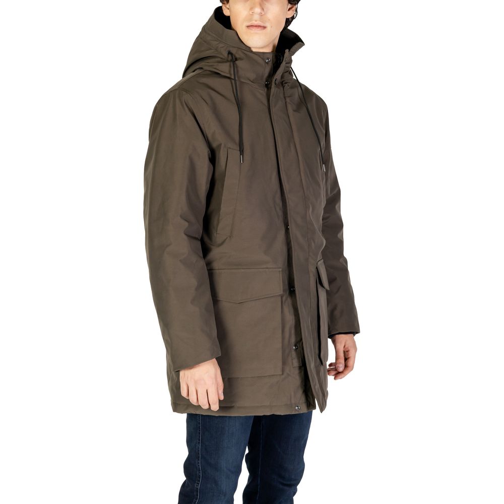 Parka Replay en polyamide vert