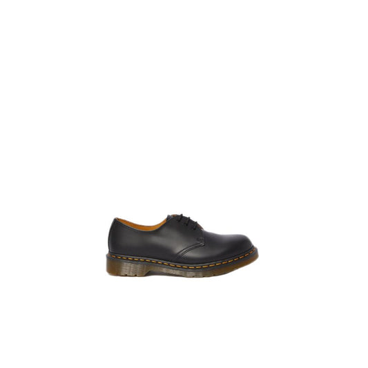 Dr. Martens Schwarze Lederplattform