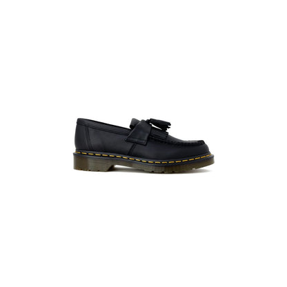 Dr. Martens Schwarze Lederplattform