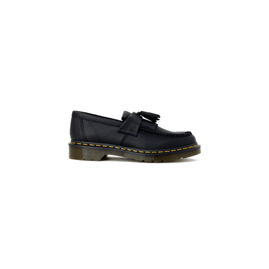 Dr. Martens Schwarze Lederplattform
