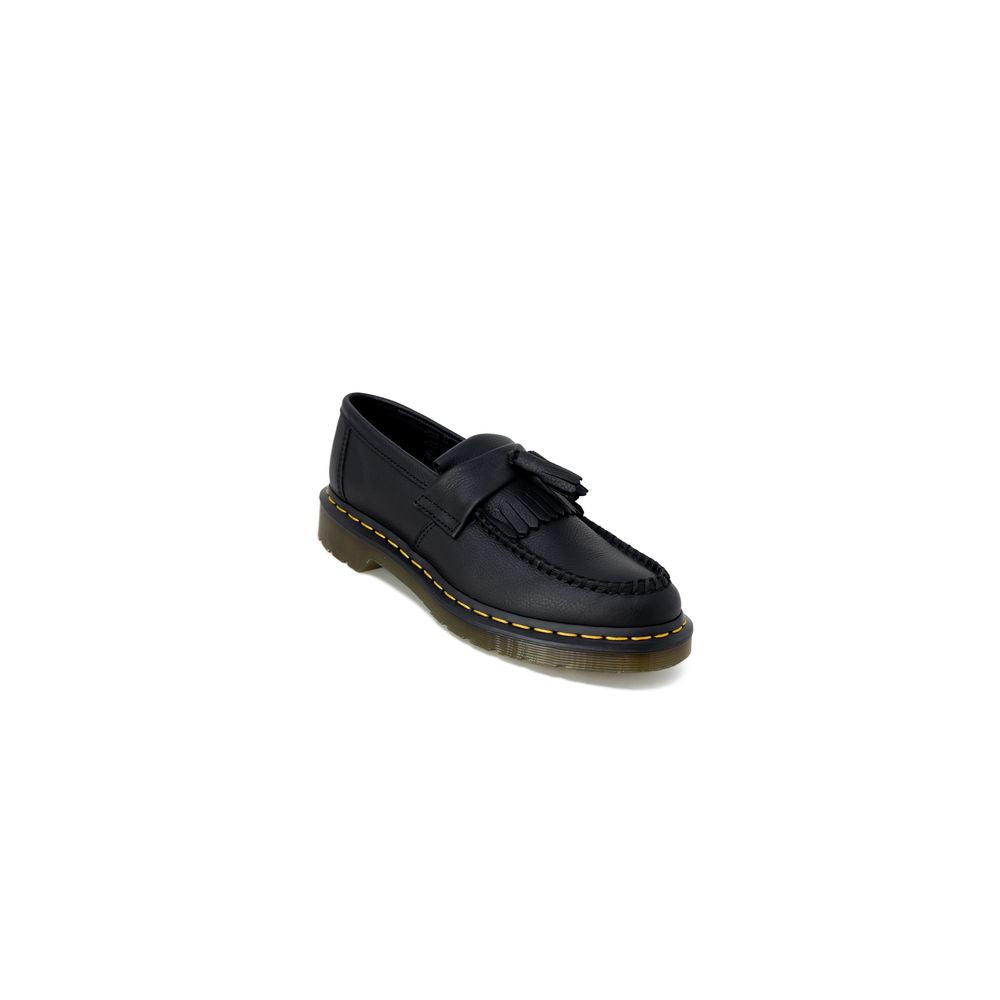 Dr. Martens Schwarze Lederplattform