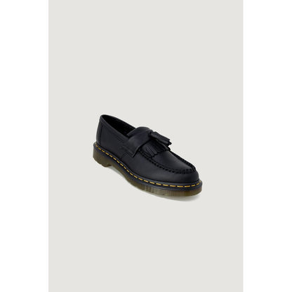 Dr. Martens Schwarze Lederplattform