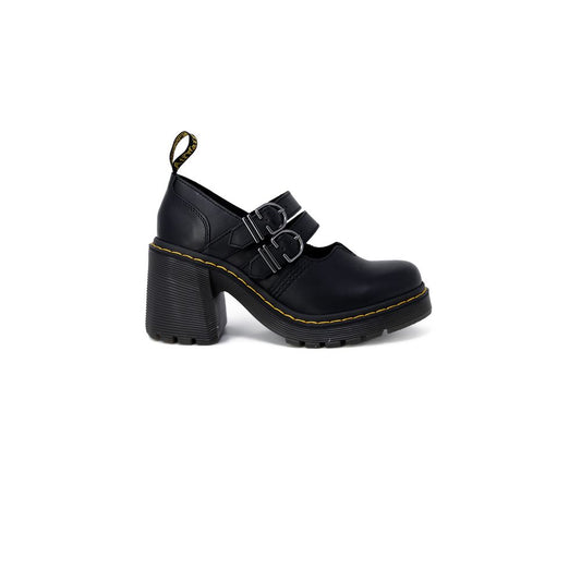 Dr. Martens – Hoher Absatz aus schwarzem Leder