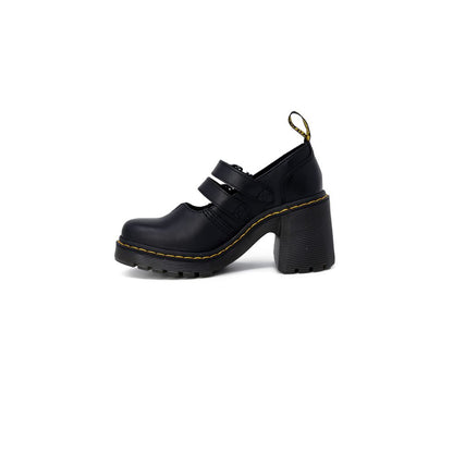 Dr. Martens – Hoher Absatz aus schwarzem Leder
