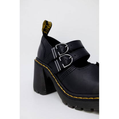 Dr. Martens – Hoher Absatz aus schwarzem Leder