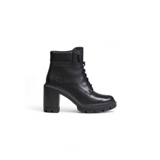 Timberland – Hoher Absatz aus recyceltem Leder in Schwarz