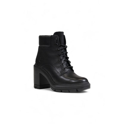 Timberland – Hoher Absatz aus recyceltem Leder in Schwarz