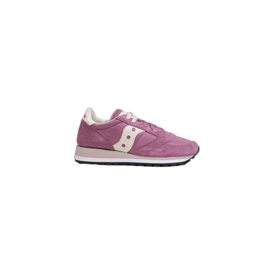 Saucony – Rosa Wildleder-Sneaker