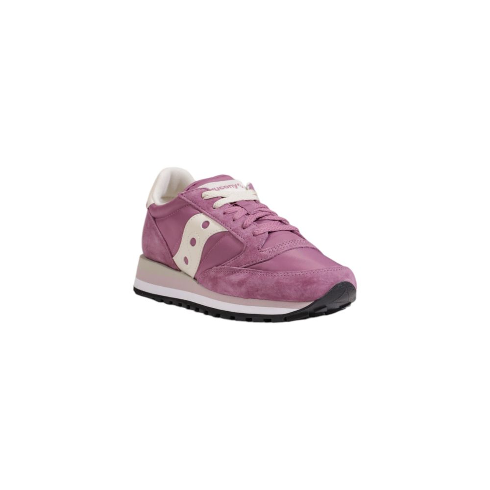 Saucony – Rosa Wildleder-Sneaker