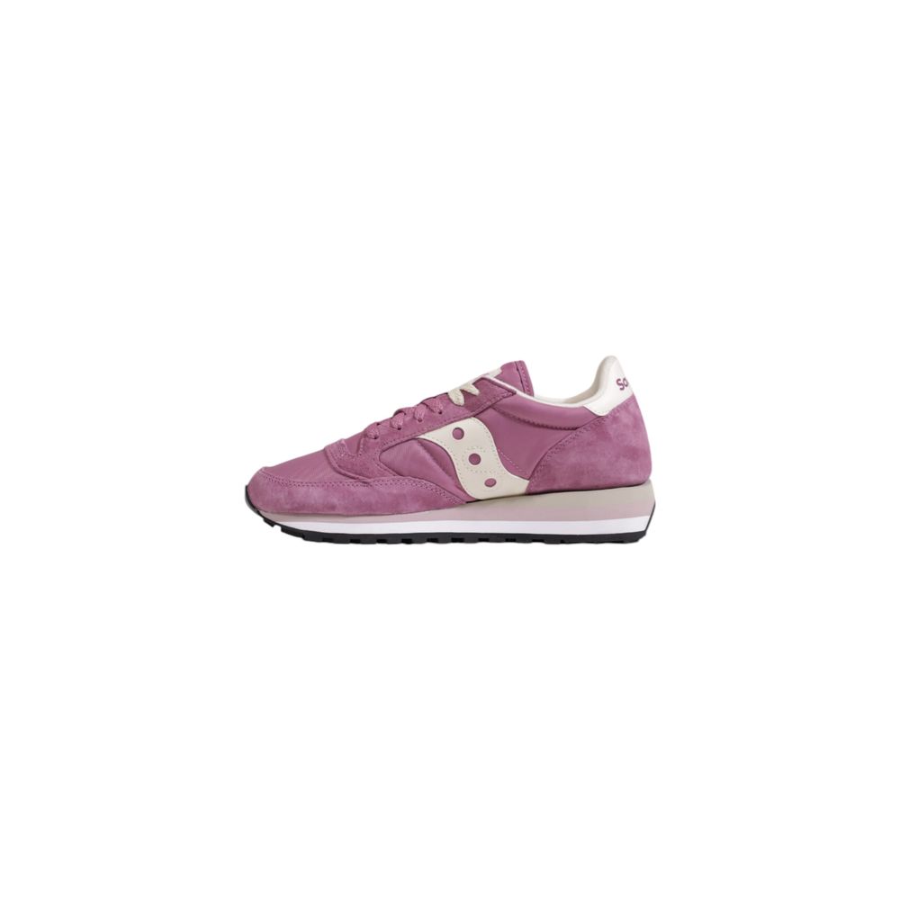 Saucony – Rosa Wildleder-Sneaker