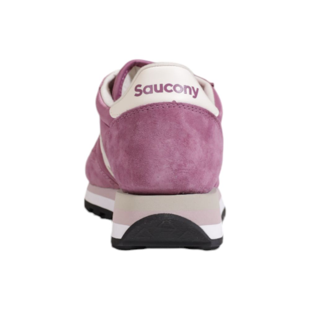 Saucony – Rosa Wildleder-Sneaker