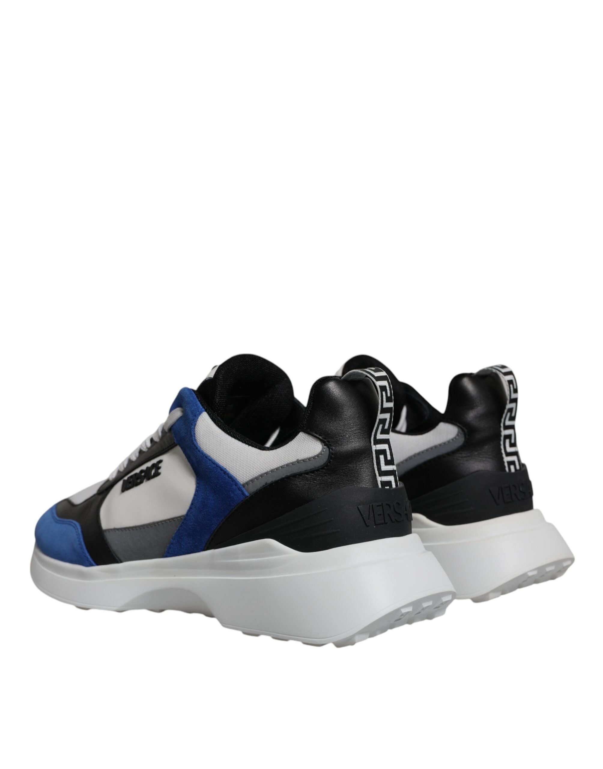 Chaussures de sport basses à lacets en toile multicolore Quad Fabric Medusa