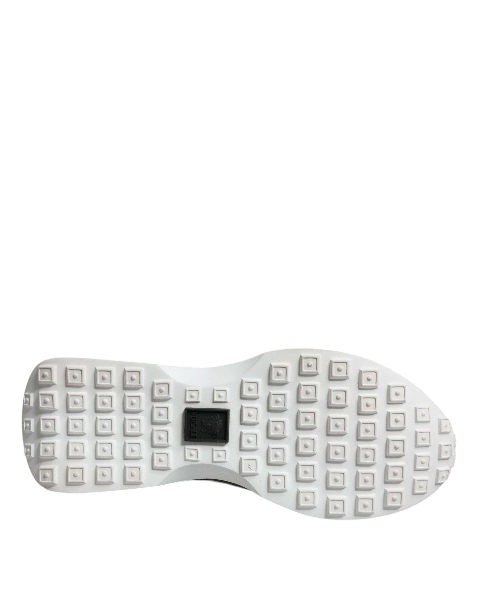 Chaussures de sport basses à lacets en toile multicolore Quad Fabric Medusa