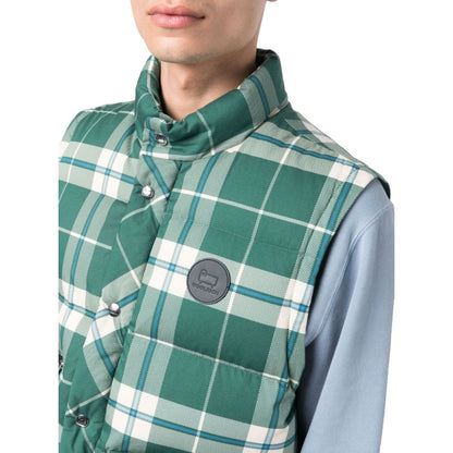 Gilet en polyester vert Woolrich