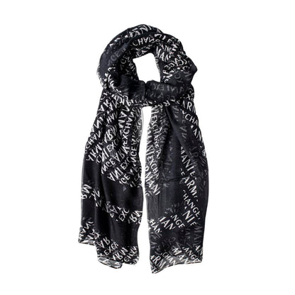 Écharpe en modal noir Armani Exchange