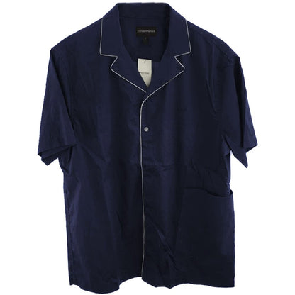 Chemise en coton bleu Emporio Armani