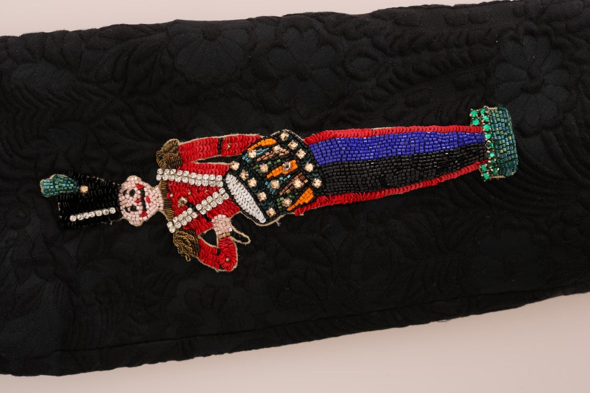 Veste blazer en brocart noir Dolce &amp; Gabbana