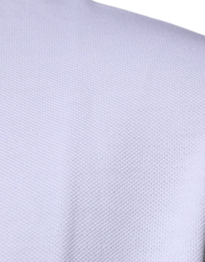 Versace Weißes Polo-T-Shirt mit Kragen aus Viskose für Herren