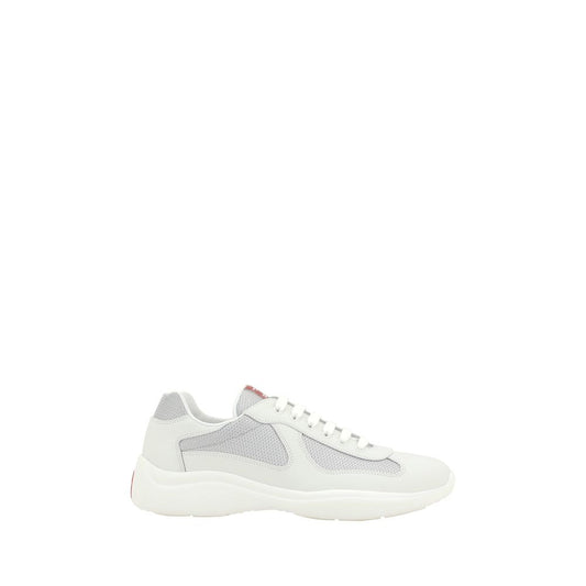 Prada – America‘s – Weiße Leder-Sneaker