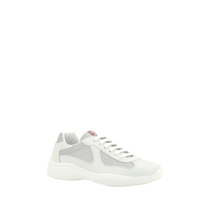 Prada – America‘s – Weiße Leder-Sneaker