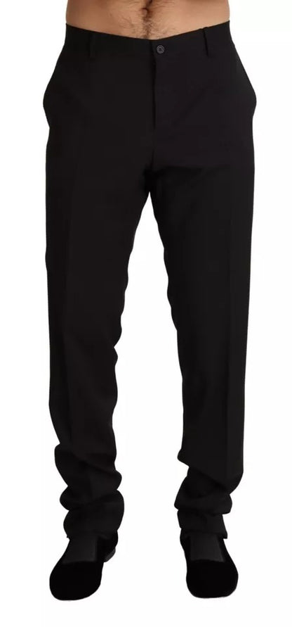 Dolce &amp; Gabbana Robe noire Pantalon skinny formel