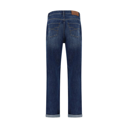 Brunello Cucinelli jean à revers