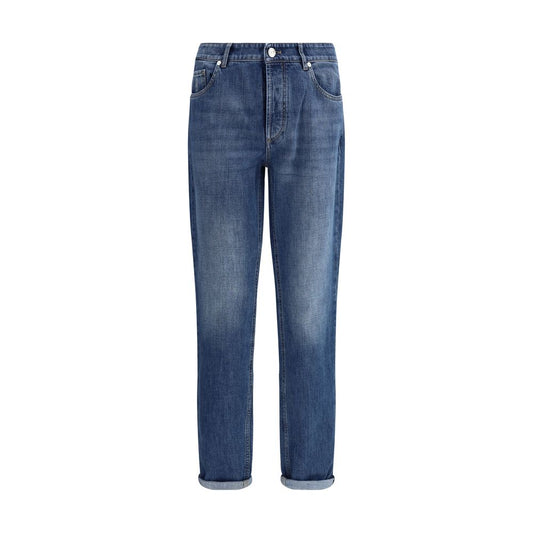 Brunello Cucinelli jean à revers